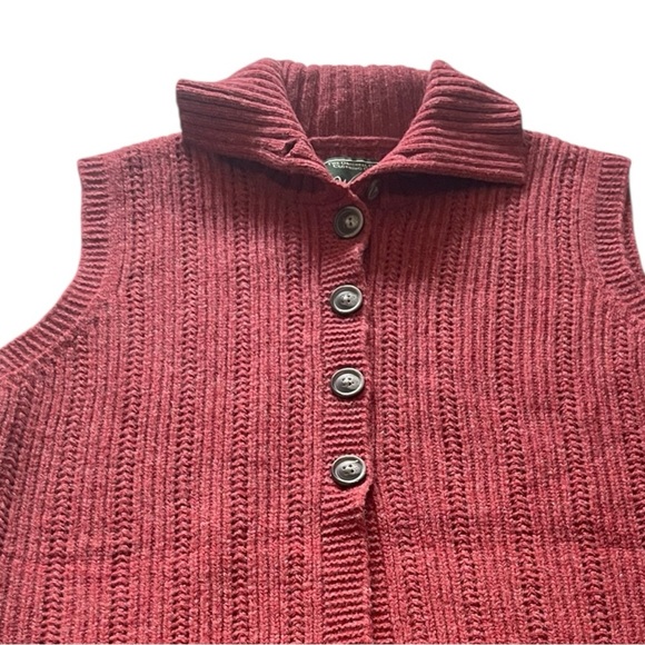 Woolrich Women’s Sleeveless Sweater Vest Size Large - Picture 4 of 11